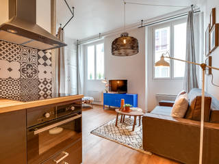 PARIS 4 30m2, blackStones blackStones Scandinavian style living room
