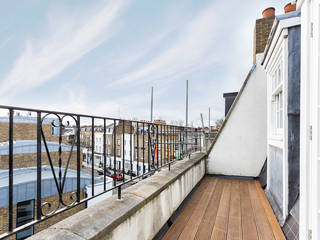 Flat Conversion in Islington, GK Architects Ltd GK Architects Ltd Balcones y terrazas de estilo clásico