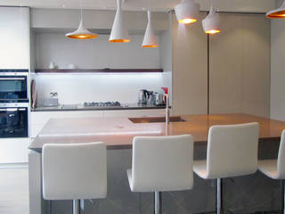 Kitchen extension in Wimbledon, GK Architects Ltd GK Architects Ltd Modern living room