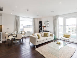 Furnishing pack : Essential : Fulham Riverside 2 Bed , In:Style Direct In:Style Direct Phòng khách