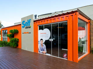 STAND DE VENDAS EM CONTAINER - TWD, ESTUDIO ARK IT ESTUDIO ARK IT Espacios comerciales