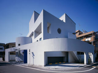 S Clinic ＋ Residennce, 久保田章敬建築研究所 久保田章敬建築研究所 Commercial spaces