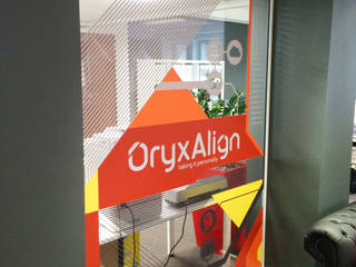 Oryx Align: Workplace Branding Graphics, Vinyl Impression Vinyl Impression Commercial spaces