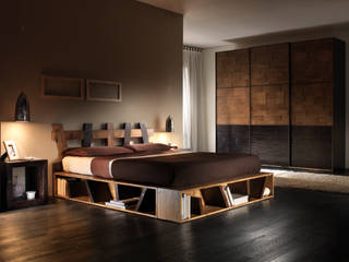 Bambusmöbel, Rattania GmbH Rattania GmbH 地中海スタイルの 寝室
