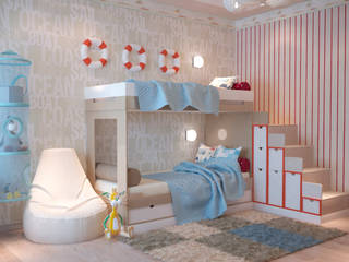 Сказочная детская с сырным домиком, Студия дизайна ROMANIUK DESIGN Студия дизайна ROMANIUK DESIGN Nursery/kid’s room
