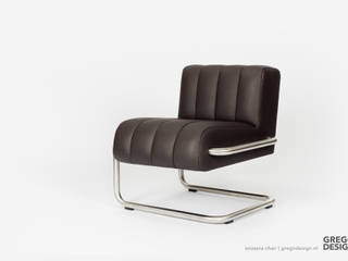 SVIZZERA Chair - by Grego, Grego Design Studio Grego Design Studio Modern Living Room