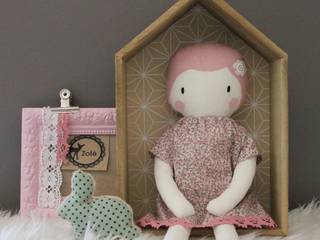 Poupées de chiffons, Zolé Zolé Eclectic style nursery/kids room Cotton Pink