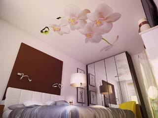 Квартира для большой семьи, Бюро актуальных интерьеров Анны Шаркуновой Бюро актуальных интерьеров Анны Шаркуновой Eclectic style bedroom