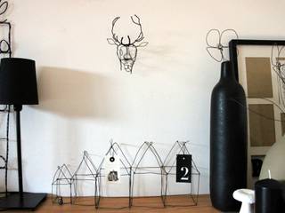 Fil de fer , Zolé Zolé 现代客厅設計點子、靈感 & 圖片 鐵/鋼 Black