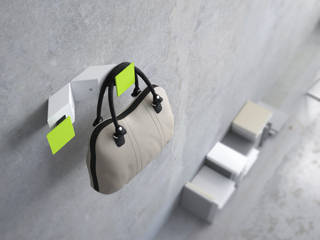 Wall hanger "INCL", KAMBIAM (NeuroDesign Furniture for People) KAMBIAM (NeuroDesign Furniture for People) บ้านและที่อยู่อาศัย