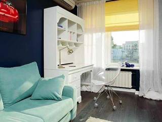 Квартира в самом центре Москвы, Irina Tatarnikova Irina Tatarnikova ห้องนั่งเล่น โซฟาและเก้าอี้นวม