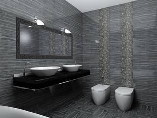 Дизайн проект квартиры, 3designik 3designik Minimalistische Badezimmer