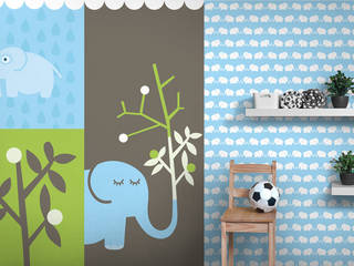 Kollektion Elephants, for him , Designstudio DecorPlay Designstudio DecorPlay Moderne Kinderzimmer