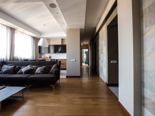Vavilova-flat, ORT-interiors ORT-interiors غرفة المعيشة