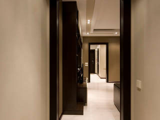 Red-flat, ORT-interiors ORT-interiors Corridor & hallway