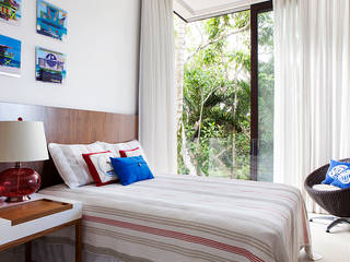 Sam Pedro - Guarujá - SP, Infinity Spaces Infinity Spaces Modern style bedroom