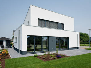 Haus E - Passivhaus des Jahres 2012 (im Auftrag Sommer Passivhaus GmbH), Architektur Jansen Architektur Jansen Casas de estilo minimalista