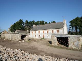 Rénovation Complète d'une Longère à Plouhinec, LE LAY Jean-Charles LE LAY Jean-Charles Casa rurale