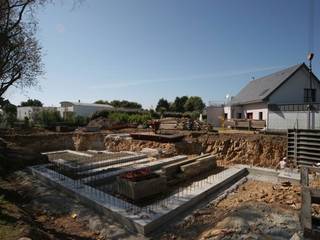 Construction d'une villa contemporaine à Bénodet, LE LAY Jean-Charles LE LAY Jean-Charles Nhà