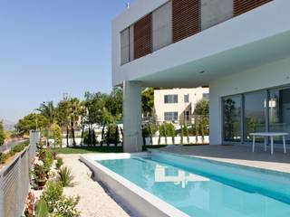 Casa Mikado, Ascoz Arquitectura Ascoz Arquitectura Pasillos, vestíbulos y escaleras de estilo minimalista