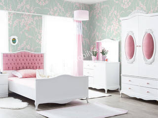 Kız genç odası, CaddeYıldız furniture CaddeYıldız furniture Dormitorios infantiles de estilo moderno