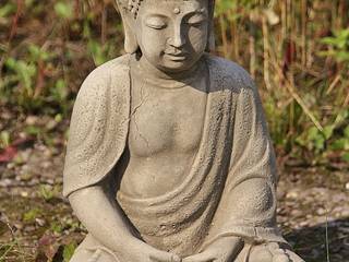 Buddhafiguren für den Garten, Steinfiguren Horn Steinfiguren Horn 아시아스타일 정원