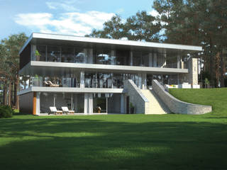 Canford Cliffs, Poole, David James Architects & Partners Ltd David James Architects & Partners Ltd منازل