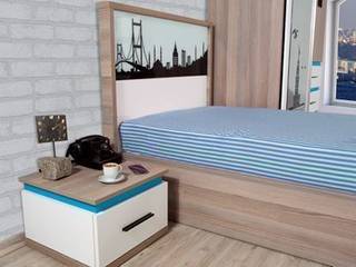 Istanbul Youth Room Set, Alım Mobilya Alım Mobilya Phòng trẻ em phong cách tối giản