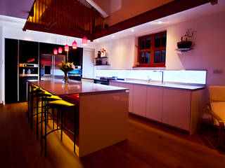 Private Residence, Devon, LiteTile Ltd LiteTile Ltd Modern kitchen