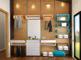 Erbek Nif 3+1 Villa için Tasarımlar - Üst Kat, Penintdesign İç Mimarlık Penintdesign İç Mimarlık Closets modernos