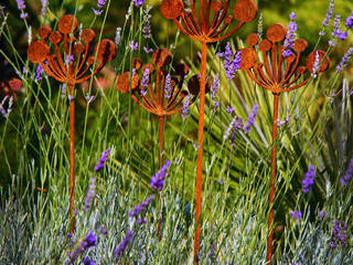 Cow Parsley Garden Sculptures, Garden Art and Sculpture Garden Art and Sculpture Modern Bahçe Metal