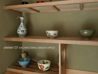 024軽井沢Hさんの家, atelier137 ARCHITECTURAL DESIGN OFFICE atelier137 ARCHITECTURAL DESIGN OFFICE Klasik Multimedya Odası