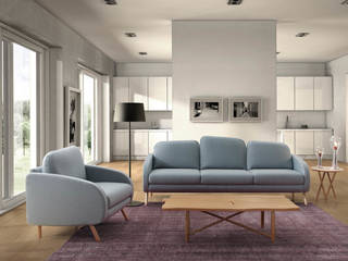 NEWY sofá, BELTÁ & FRAJUMAR BELTÁ & FRAJUMAR Modern living room