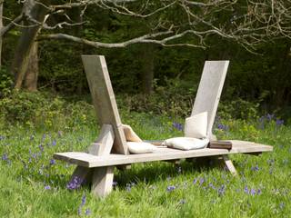 The Loveseat, Green Oak Furniture Ltd Green Oak Furniture Ltd Jardines de estilo minimalista