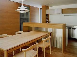 015軽井沢Tさんの家, atelier137 ARCHITECTURAL DESIGN OFFICE atelier137 ARCHITECTURAL DESIGN OFFICE Klassische Esszimmer Holz Holznachbildung