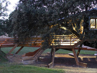 Casa en el árbol enraizada., Urbanarbolismo Urbanarbolismo منازل