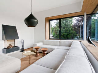 Loft im Grün - Umbau in Perchtoldsdorf, Franz&Sue Franz&Sue Modern living room