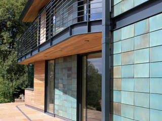 Blue Door, Monmouthshire, Hall + Bednarczyk Architects Hall + Bednarczyk Architects Casas modernas