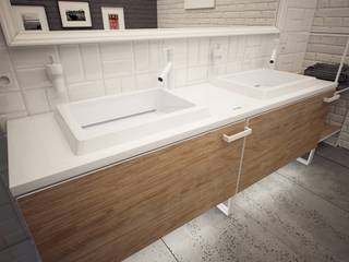 Łazienka w stylu minimalistycznym, Luxum Luxum Minimalistyczna łazienka