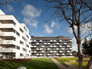 Wohnbasis Alpha 11 - Generationenwohnungen in Simmering, Franz&Sue Franz&Sue Modern houses
