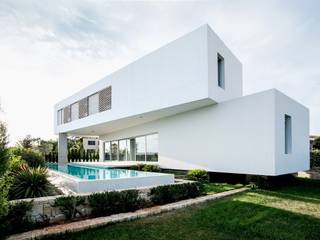 Casa Mikado, Ascoz Arquitectura Ascoz Arquitectura Jardines de estilo minimalista