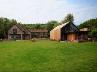 Veddw Farm, Monmouthshire, Hall + Bednarczyk Architects Hall + Bednarczyk Architects 現代房屋設計點子、靈感 & 圖片