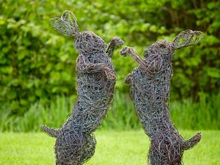 Wire Garden Sculptures, Rupert Till Rupert Till Wiejski ogród