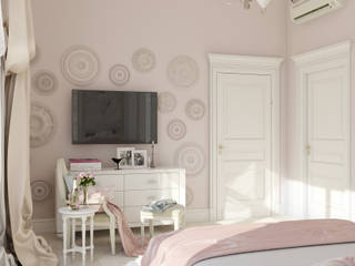 Дизайн коттеджа " Воздушный зефир", Samarina projects Samarina projects Classic style bedroom