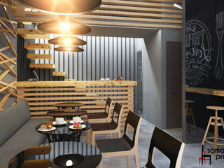 Дизайн кофейни "Настроение в каждой чашке", Samarina projects Samarina projects Commercial spaces