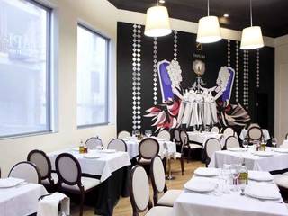 Restaurantes, Murales Divinos Murales Divinos Moderne Bars & Clubs