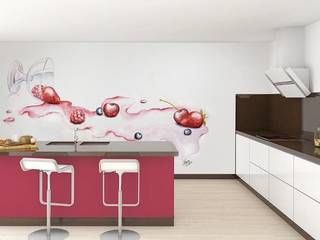 Cocinas, Murales Divinos Murales Divinos Modern kitchen