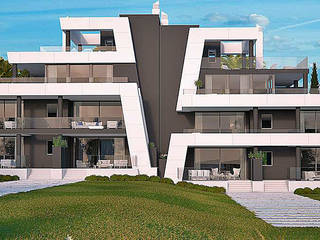 CONTEMPORARY - MODERN APARTMENT COMPLEX IN MARBELLA - MÁLAGA LOCATION - LOCATION - LOCATION, care4home care4home غرفة المعيشة