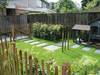 Sfeervolle lounge tuin, Visser Tuinen Visser Tuinen Jardin rural