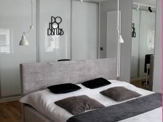 metamorfoza Sypialnia, kabeDesign kasia białobłocka kabeDesign kasia białobłocka Bedroom